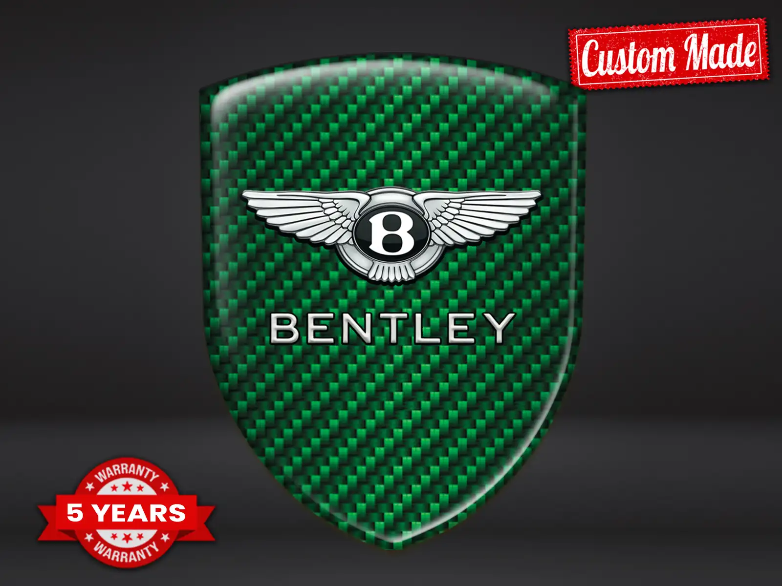 Bentley Harz Sticker Racing Edition Edle Dome Labels